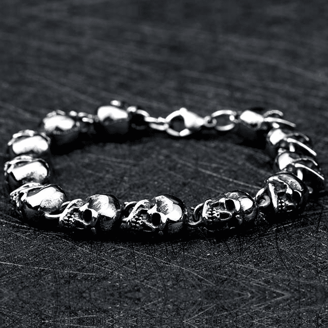 Stainless Steel Skull Chain Bracelet Bracelets