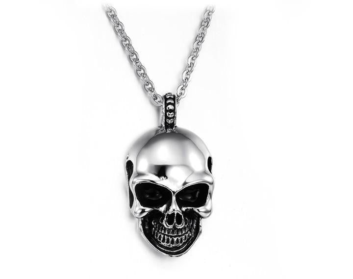 Stainless Steel Skull Pendant Necklace Necklaces