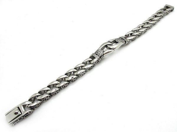 Stainless Steel Totem Curb Bracelet Bracelets