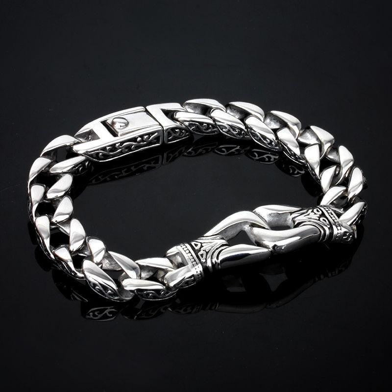 Stainless Steel Totem Curb Bracelet Bracelets