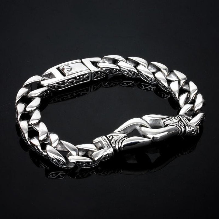 Stainless Steel Totem Curb Bracelet Bracelets