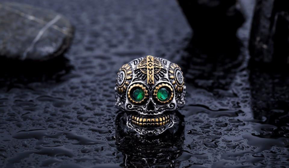 Sugar Skull Ring Rings