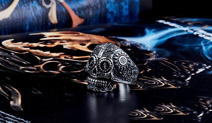 Sugar Skull Ring Rings