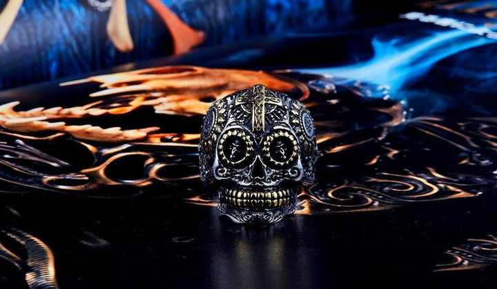 Sugar Skull Ring Rings