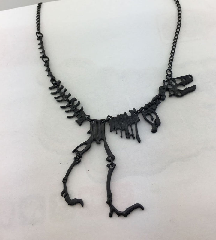 T-Rex Skeleton Necklace Necklaces