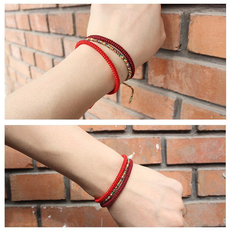 Tibetan Buddhist Handmade Knots Bracelet Bracelets