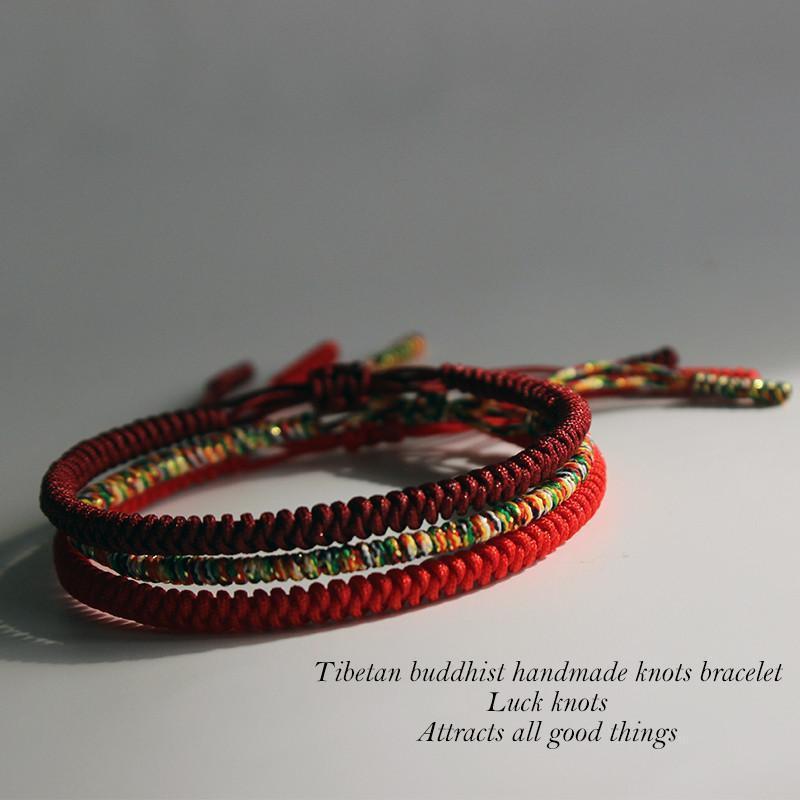 Tibetan Buddhist Handmade Knots Bracelet Bracelets