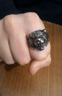 Tiger Head Ring Rings