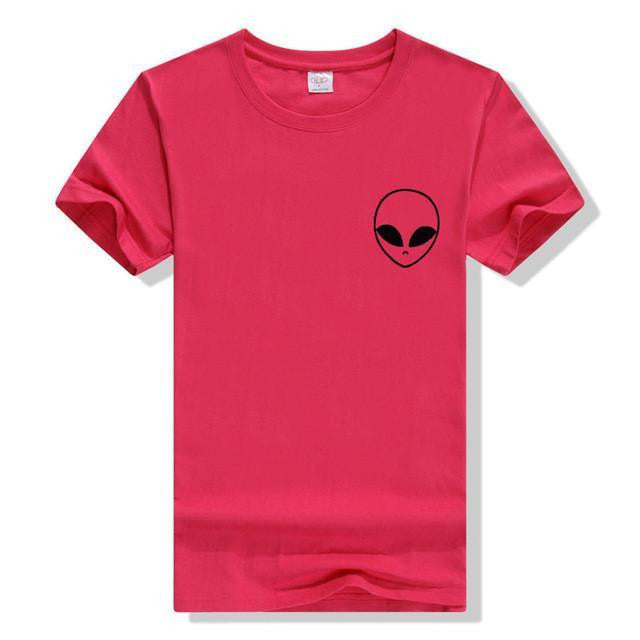 Womens Alien Relaxed Fit Tees Rose - Black / S Shirts