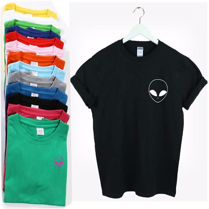 Womens Alien Relaxed Fit Tees Shirts